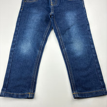 Load image into Gallery viewer, Boys Anko, dark denim jeans, adjustable, Inside leg: 35.5cm, GUC, size 3,  