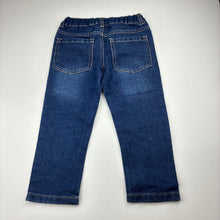Load image into Gallery viewer, Boys Anko, dark denim jeans, adjustable, Inside leg: 35.5cm, GUC, size 3,  