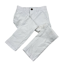 Load image into Gallery viewer, Boys Next, white stretch cotton chino pants, adjustable, Inside leg: 42cm, EUC, size 4,  