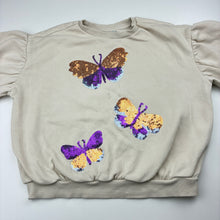 Load image into Gallery viewer, Girls Target, fleece lined sweater / jumper, marks front &amp; back right sleeve, FUC, size 5,  