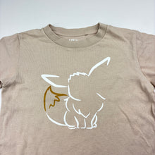 Load image into Gallery viewer, Unisex Uniqlo, Pokemon Pikachu cotton tee / top, GUC, size 3-4,  