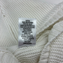 Load image into Gallery viewer, Girls Target, knitted cotton longline hooded cardigan, L: 33cm, EUC, size 000,  