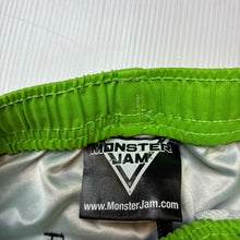Load image into Gallery viewer, Boys Monster Jam, lightweight board shorts, elasticated, GUC, size 5,  