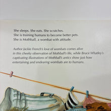 Load image into Gallery viewer, Books Diary of a Wombat, by Jackie French &amp; Bruce Whatley, paperback, EUC,