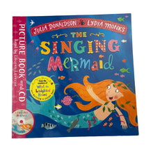 Load image into Gallery viewer, Books The Singing Mermaid, by Julia Donaldson, paperback (Book only, no CD), EUC,