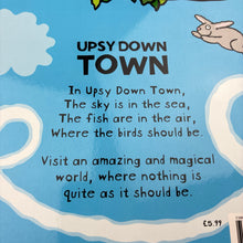 Load image into Gallery viewer, Books UPSY DOWN TOWN, illustrated by Sue Hendra, paperback, EUC,