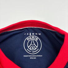 Load image into Gallery viewer, Boys PARIS SAINT-GERMAIN, football / activewear top, light marks sleeve cuffs, FUC, size 8,  