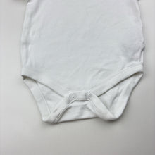 Load image into Gallery viewer, Unisex Next, white cotton bodysuit / romper, EUC, size 000,  