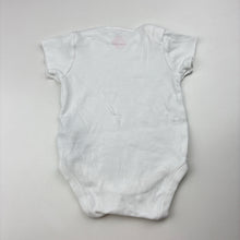 Load image into Gallery viewer, Unisex Next, white cotton bodysuit / romper, EUC, size 000,  