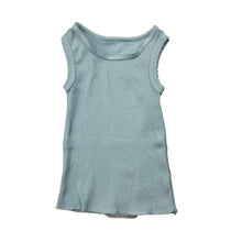 Load image into Gallery viewer, Unisex 4 Baby, blue cotton singlet top, GUC, size 00000,  