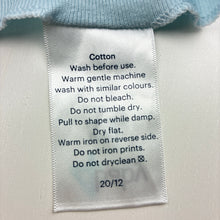 Load image into Gallery viewer, Unisex 4 Baby, blue cotton singlet top, GUC, size 00000,  