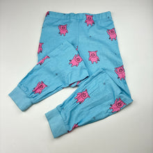 Load image into Gallery viewer, Unisex M&amp;S, Percy Pig cotton pyjama pants / bottoms, EUC, size 4-5,  