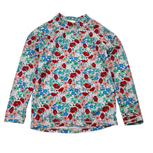 Load image into Gallery viewer, Girls Cotton On, floral long sleeve rashie / swim top, GUC, size 4,  