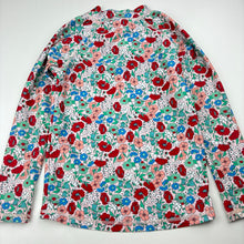 Load image into Gallery viewer, Girls Cotton On, floral long sleeve rashie / swim top, GUC, size 4,  