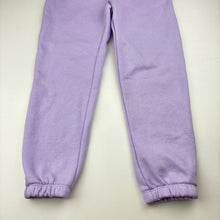 Load image into Gallery viewer, Girls Brilliant Basics, purple fleece lined track pants, Inside leg: 50cm, GUC, size 7,  