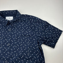 Load image into Gallery viewer, Boys Target, navy cotton short sleeve shirt, GUC, size 10,  