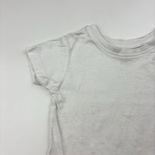 Load image into Gallery viewer, Unisex Mango, white cotton tee / top, FUC, size 1,  