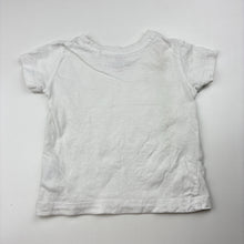 Load image into Gallery viewer, Unisex Mango, white cotton tee / top, FUC, size 1,  