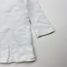 Load image into Gallery viewer, Unisex Anko, waffle cotton long sleeve top, mark left cuff, FUC, size 0,  