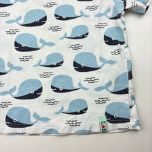 Load image into Gallery viewer, Boys Lilly + Sid, organic cotton tee / top, whales, FUC, size 1,  