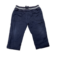 Load image into Gallery viewer, Boys Bebe by Minihaha, cotton lined pants, elasticated, wash fade, FUC, size 1,  