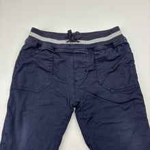 Load image into Gallery viewer, Boys Bebe by Minihaha, cotton lined pants, elasticated, wash fade, FUC, size 1,  