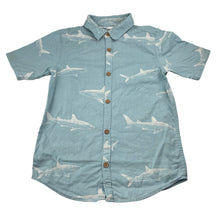 Load image into Gallery viewer, Boys Anko, lightweight cotton short sleeve shirt, sharks, FUC, size 8,  