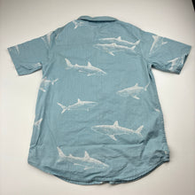 Load image into Gallery viewer, Boys Anko, lightweight cotton short sleeve shirt, sharks, FUC, size 8,  