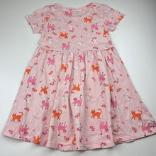 Load image into Gallery viewer, Girls Anko, cotton casual dress, cats, FUC, size 8, L: 64cm