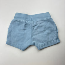Load image into Gallery viewer, Unisex Next, blue cotton shorts, elasticated, GUC, size 00,  