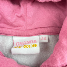 Load image into Gallery viewer, Girls GHANDA, fleece lined hoodie sweater, GUC, size 3-4,  