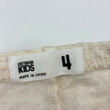 Load image into Gallery viewer, Girls Cotton On, fleece lined stretchy leggings, elasticated, Inside leg: 41cm, EUC, size 4,  