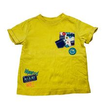 Load image into Gallery viewer, Boys Fagottino, yellow cotton tee / top, FUC, size 0,  