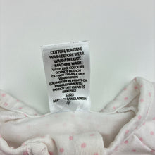 Load image into Gallery viewer, Girls Target, organic cotton blend zip coverall / romper, EUC, size 000,  