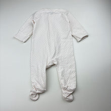 Load image into Gallery viewer, Girls Target, organic cotton blend zip coverall / romper, EUC, size 000,  