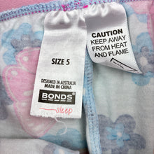 Load image into Gallery viewer, Girls Bonds, pyjama pants / bottoms, wash fade &amp; small marks, FUC, size 5,  