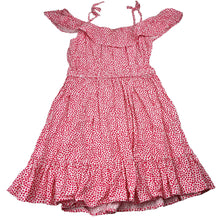 Load image into Gallery viewer, Girls Target, spotted viscsose summer dress, FUC, size 12, L: 70cm