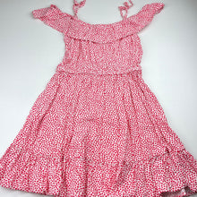 Load image into Gallery viewer, Girls Target, spotted viscsose summer dress, FUC, size 12, L: 70cm