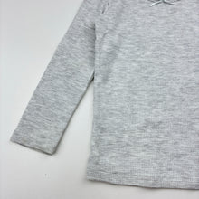 Load image into Gallery viewer, Girls Anko, grey waffle long sleeve top, FUC, size 2,  