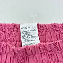 Load image into Gallery viewer, Girls Anko, lined cotton shorts, elasticated, small marks front right pocket, FUC, size 7,  