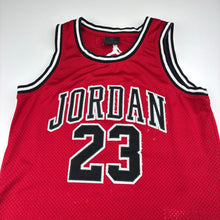Load image into Gallery viewer, Boys AIR JORDAN, basketball singlet / top, *small marks &amp; wash fade*, FUC, size 8-10,  
