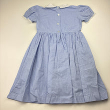 Load image into Gallery viewer, Girls vintage, handmade gingham dress, no size, armpit to armpit: 30cm, GUC, size 4-5, L: 59cm