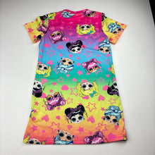 Load image into Gallery viewer, Girls SHEIN, LOL Surprise colourful lightweight dress, GUC, size 6, L: 59cm