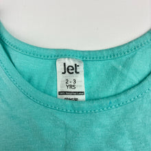 Load image into Gallery viewer, Girls Jet, cotton casual dress, FUC, size 2-3, L: 53cm
