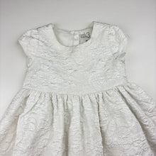 Load image into Gallery viewer, Girls Cool Kids, lined textured party dress, light mark at neck, FUC, size 3, L: 54cm