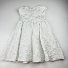 Load image into Gallery viewer, Girls Cool Kids, lined textured party dress, light mark at neck, FUC, size 3, L: 54cm