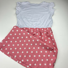 Load image into Gallery viewer, Girls SHEIN, lightweight pink &amp; grey dress, FUC, size 12, L: 74cm