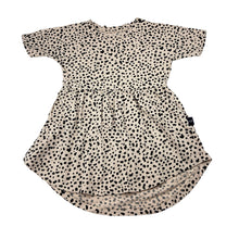 Load image into Gallery viewer, Girls HUX BABY, organic cotton casual dress, GUC, size 2, L: 44cm at front