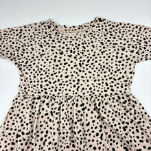 Load image into Gallery viewer, Girls HUX BABY, organic cotton casual dress, GUC, size 2, L: 44cm at front