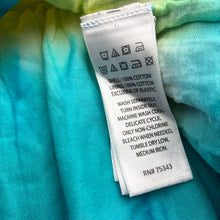 Load image into Gallery viewer, Girls ISAAC MIZRAHI, lined colourful tie dyed cotton dress, EUC, size 8, L: 70cm